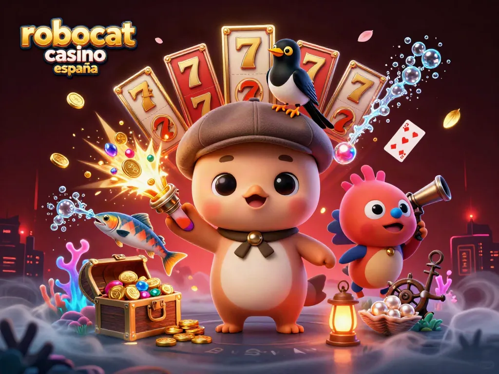 Experience thrilling gameplay at robocat casino españa with vibrant 3D characters and dynamic slot elements.